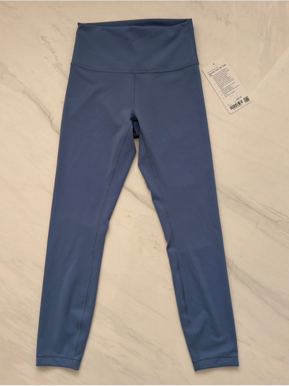 New With Tags Lululemon Wunder Train High Rise Tight 25” Size 6 Prep Blue